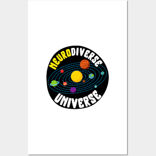 neurodiverse universe Posters and Art